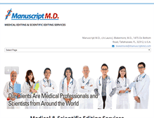 Tablet Screenshot of manuscriptmd.com